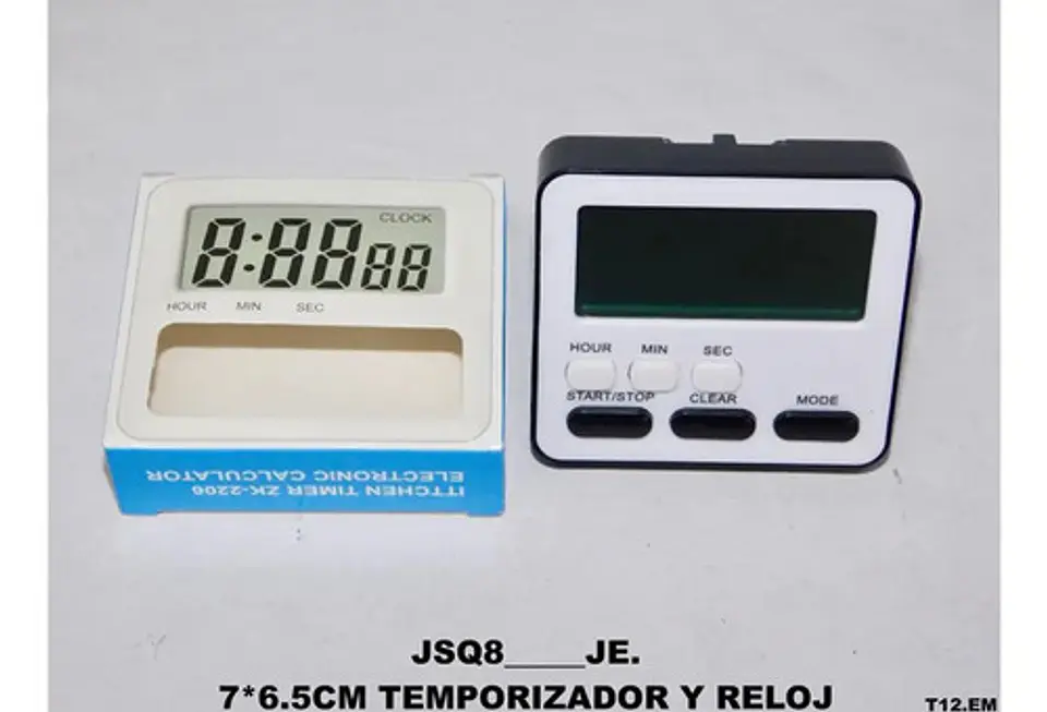 Temporizador Cronometro Reloj Digital De Cocina Alarma 4