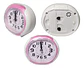 Reloj Despertador Analógico De Mesa Nocturna Ovalado - Miniatura 1