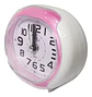 Reloj Despertador Analógico De Mesa Nocturna Ovalado - Miniatura 3