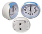 Reloj Despertador Analógico De Mesa Nocturna Ovalado - Miniatura 16