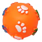 Juguete Para Mascotas Pelota Chillona Pequeña Huellas - Miniatura 2