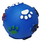 Juguete Para Mascotas Pelota Chillona Pequeña Huellas - Miniatura 7