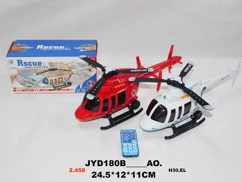 Avion Juguete Helicóptero Luz Sonido Movimiento Control Remo 5