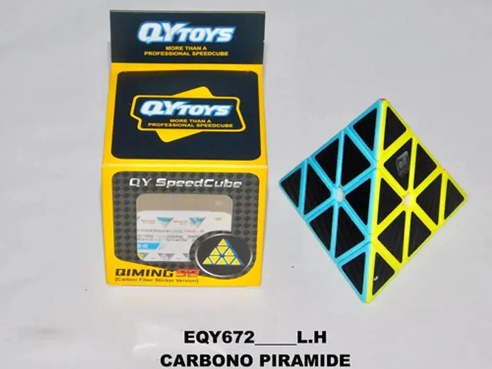 Cubo Pirámide Carbono Mágico Rubik  Juguete Didáctico  2