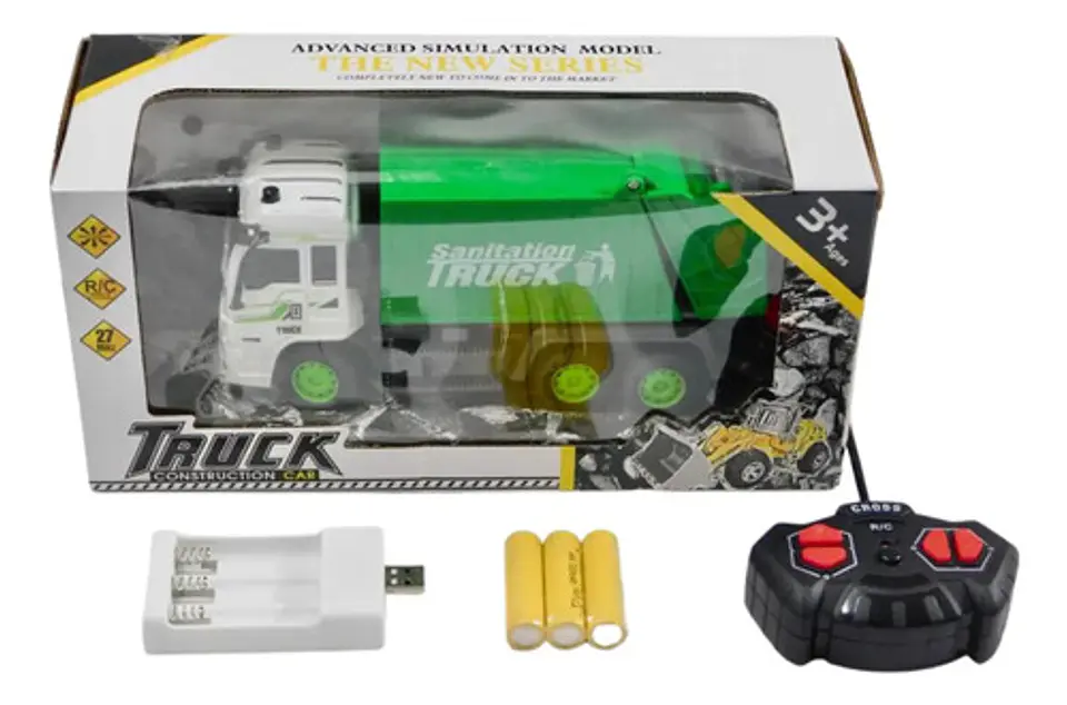 Camión Basura Recolector Recargable Control Remoto Juguete  2