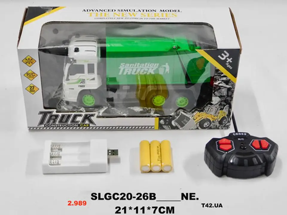 Camión Basura Recolector Recargable Control Remoto Juguete  9