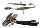 Navaja Suiza Cuchara Tenedor Cuchillo Saca Corcho Destapador - Miniatura 1