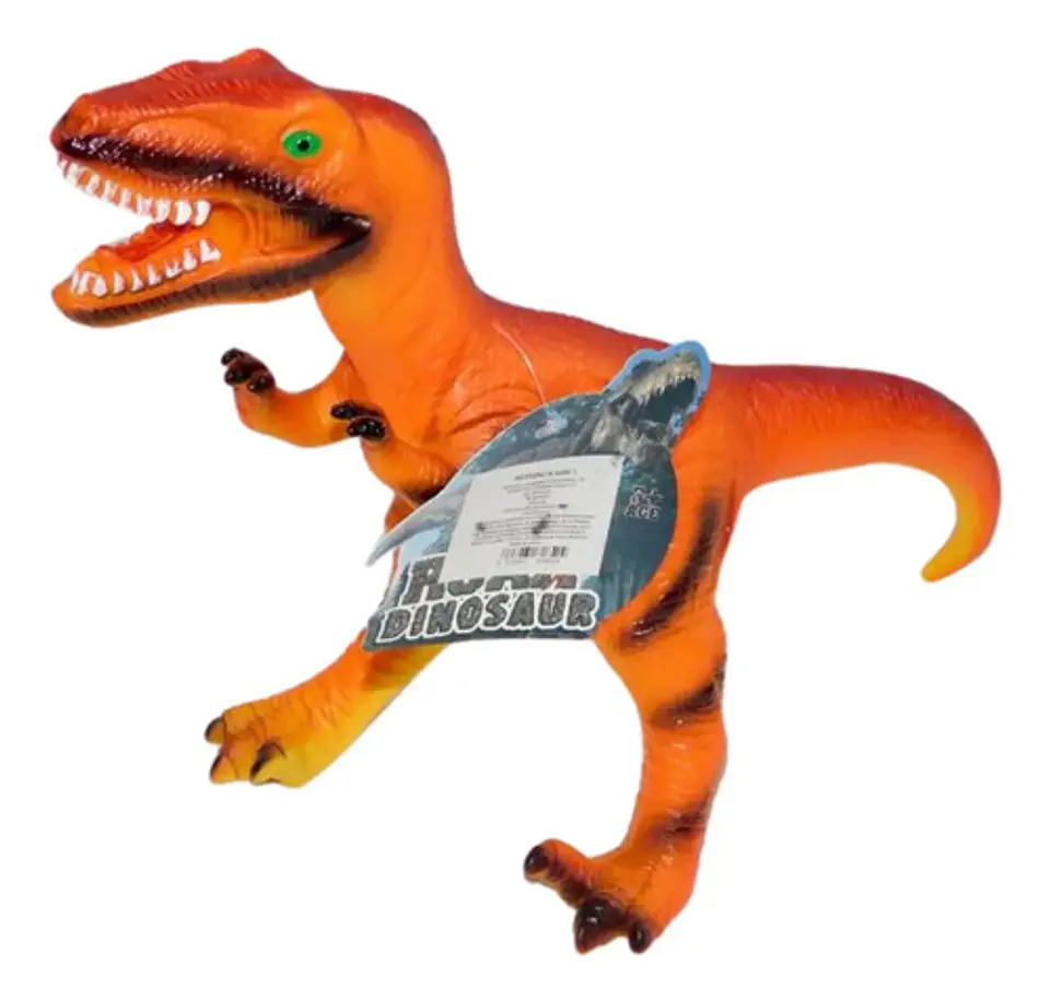 Dinosaurio Juguete Chillon  Rex  En Caucho Con Sonido 3