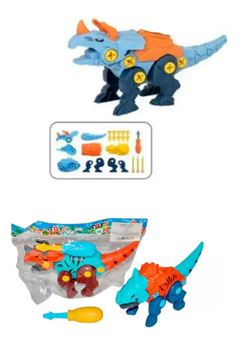 Dinosaurio Desarmable Juguete Didáctico Bloques Fichas  2