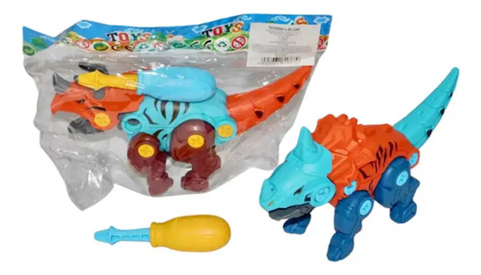 Dinosaurio Desarmable Juguete Didáctico Bloques Fichas  3