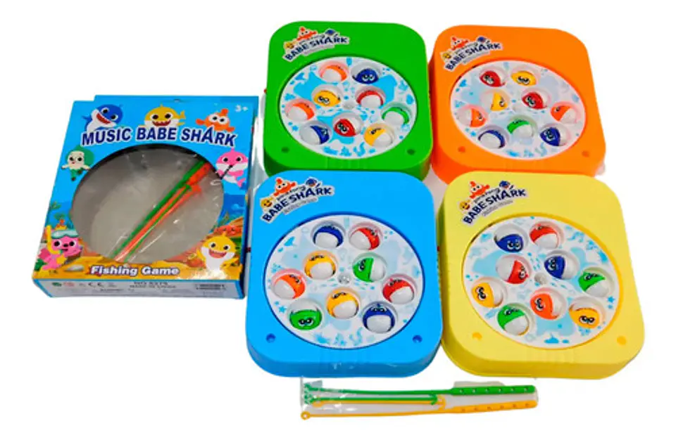 Juego Mesa Clásico Pescar 9 Peces  Caña Fishing Game Iman  2