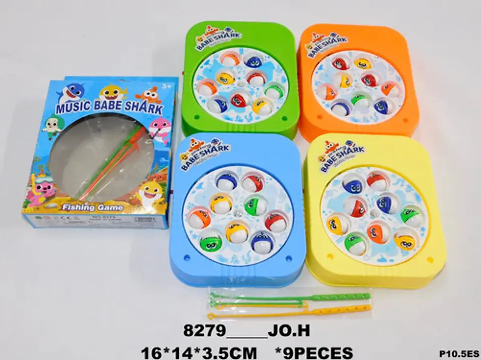 Juego Mesa Clásico Pescar 9 Peces  Caña Fishing Game Iman  4