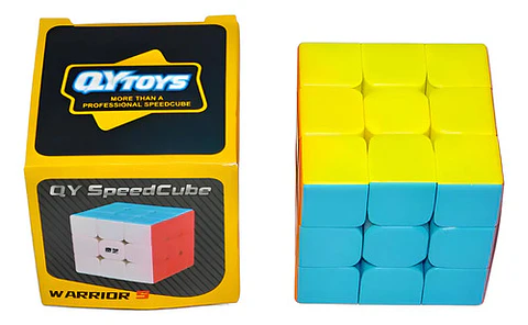  Rubik Cubo 3x3 Liso  Rompecabezas Mágico  Juguete Qytoys