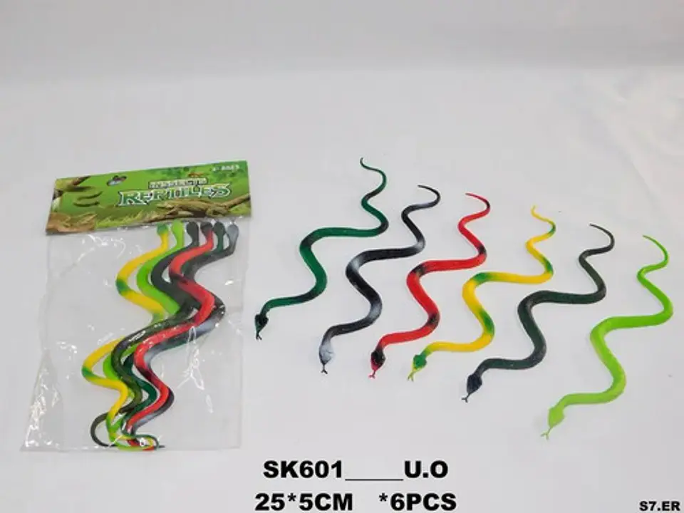 Juguetes Culebras Serpientes Y Viboras Goma  2