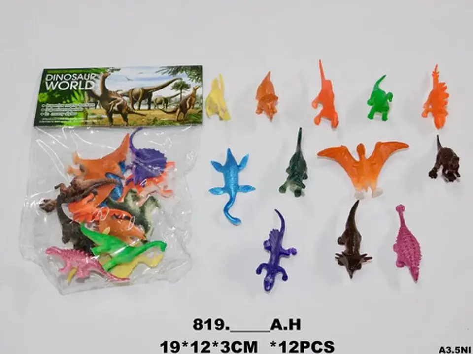 Juguetes Dinosaurios Pequeños Por 10und Goma  2