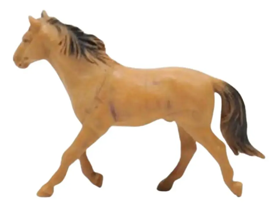 Caballo Corcel Juguete Pesebre Decoración Animalitos  1