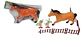 Caballo Corcel Juguete Pesebre Decoración Animalitos  - Miniatura 2