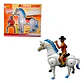 Caballo Mas Jinete  Trotador Juguete Sonidos Y Galope - Miniatura 1