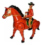 Caballo Mas Jinete  Trotador Juguete Sonidos Y Galope - Miniatura 2