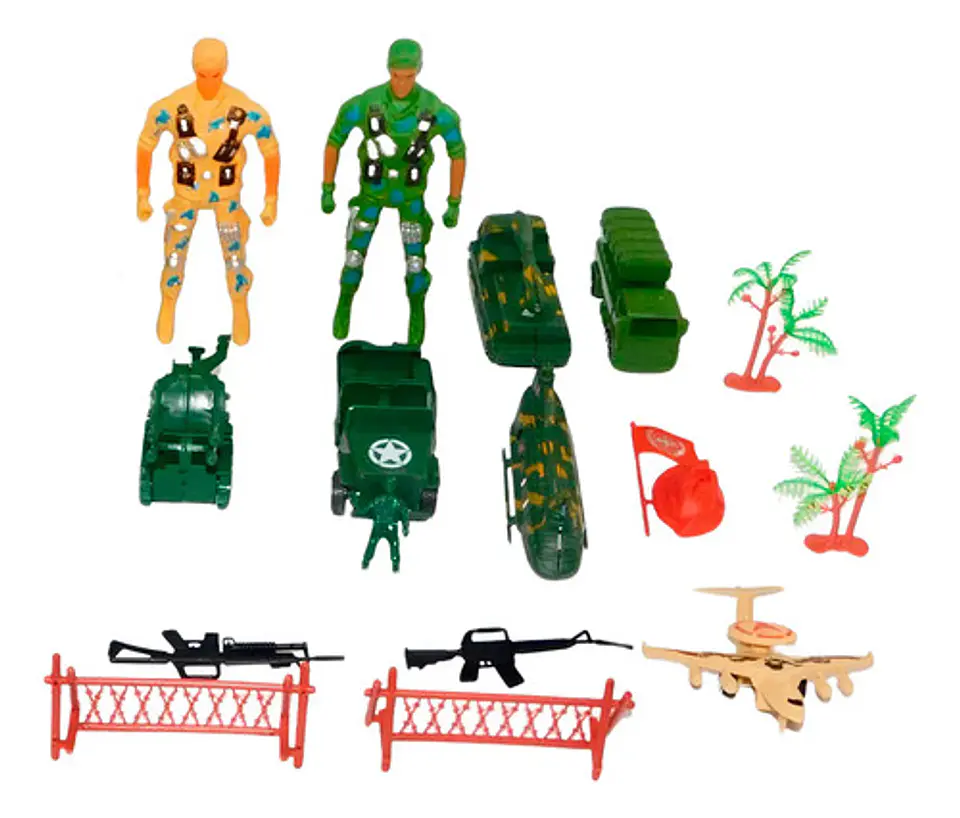 Kit Soldados Juguetes De Colección Militares   1
