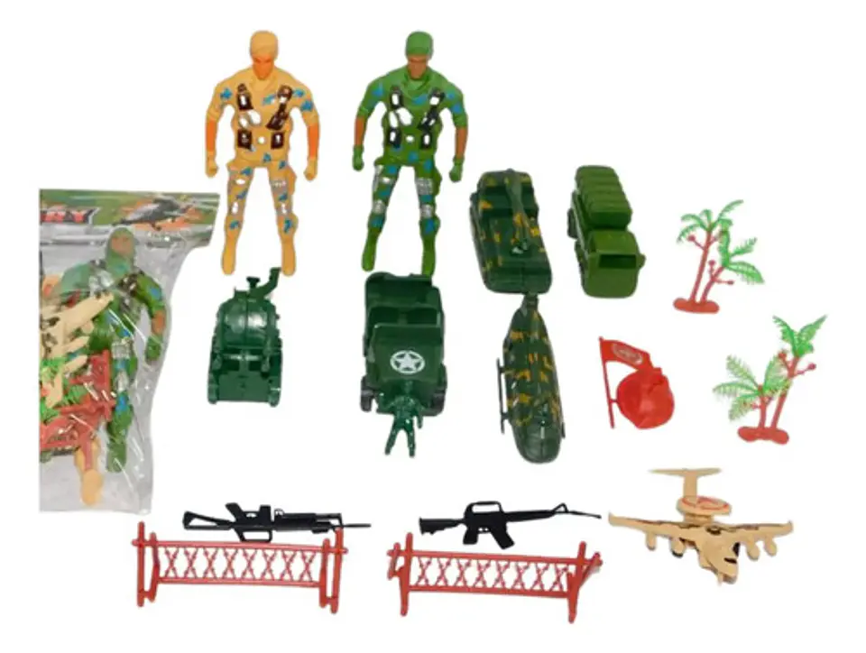 Kit Soldados Juguetes De Colección Militares   3