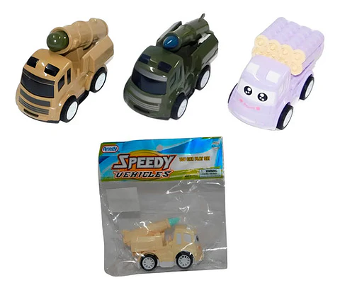 Carros Militar Pequeños De Impulso Juguetes 