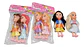 Juguete Niñas Muñeca Plástica Vestido Cabello Peinar Cepillo - Miniatura 1