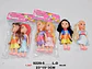 Juguete Niñas Muñeca Plástica Vestido Cabello Peinar Cepillo - Miniatura 2