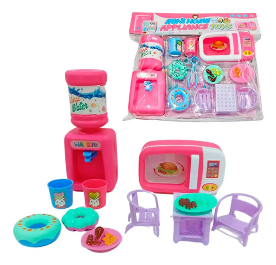 Kit Juguete Niños Comedor Microondas Losa   1