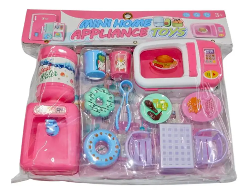 Kit Juguete Niños Comedor Microondas Losa   2