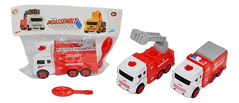 Camión Rescate Bomberos Carro Juguetes  Niños X1 Und  19cm