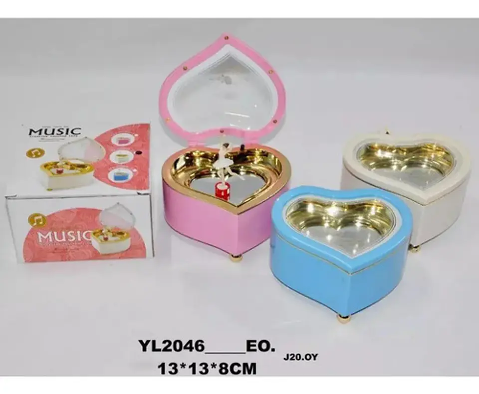 Joyero Caja Musical Regalo Para Dama Mujer Niña    6