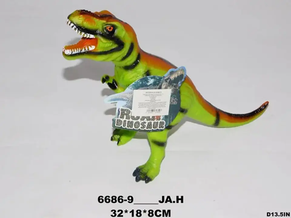 Juguete Tiranosaurio Rex Dinosaurio Depredado Caucho Sonido  3