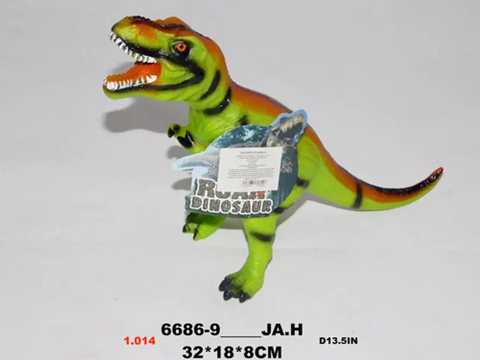 Juguete Tiranosaurio Rex Dinosaurio Depredado Caucho Sonido  4