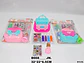 Kit Juguete Bolso Marcadores Estikers Muñeca Princesa - Miniatura 3