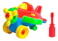 Avión Juguete Ensamblar Desensamblar Juego Construcción - Miniatura 1