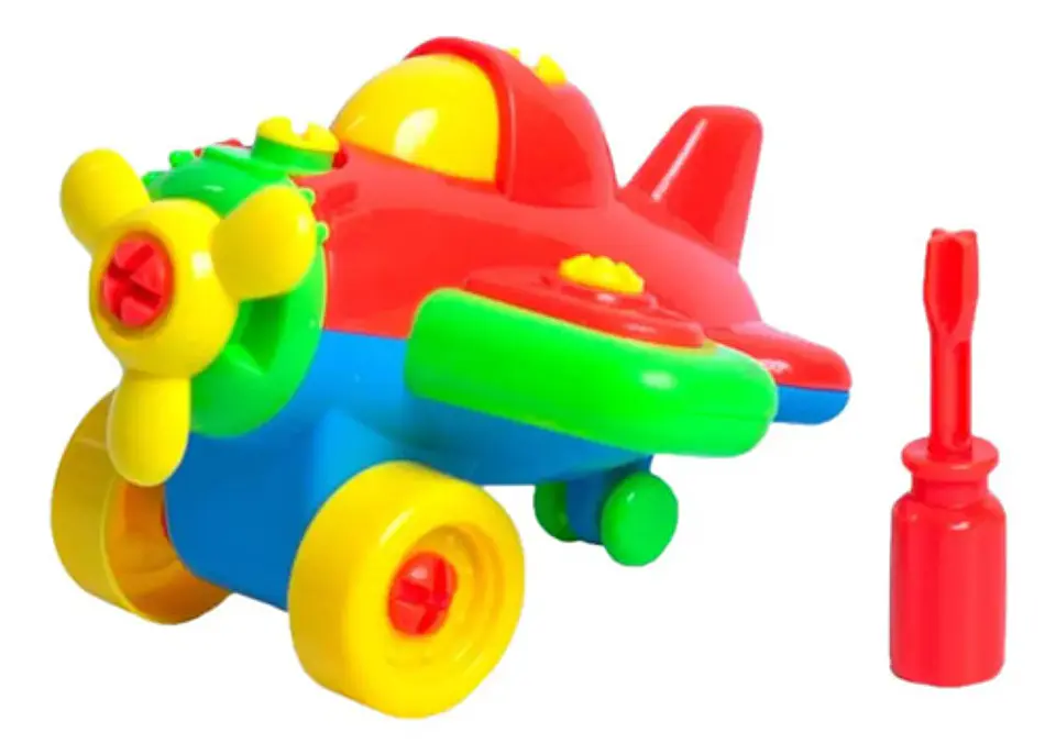 Avión Juguete Ensamblar Desensamblar Juego Construcción 1