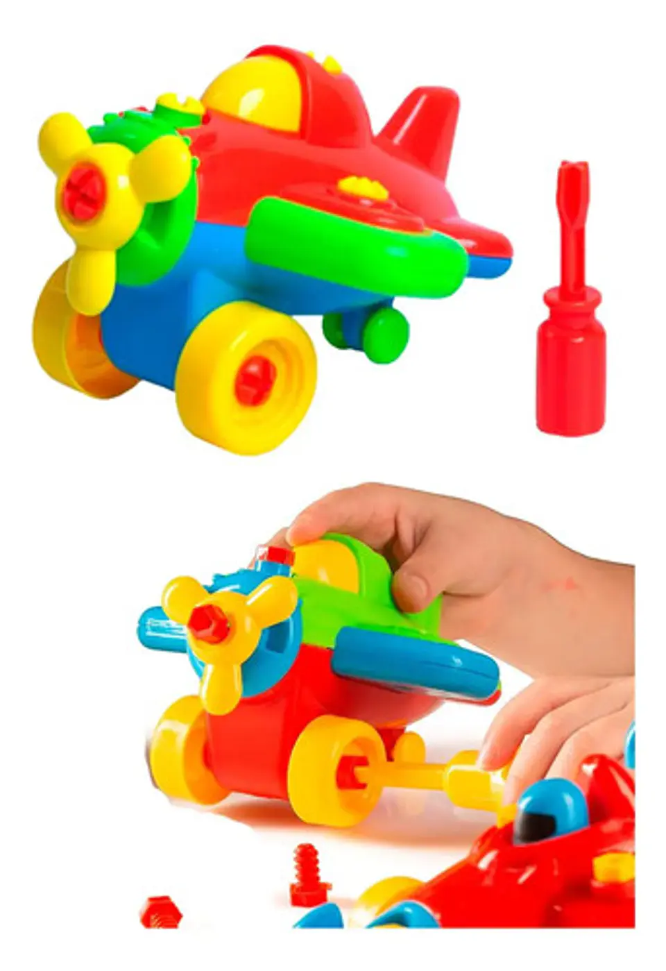 Avión Juguete Ensamblar Desensamblar Juego Construcción 2