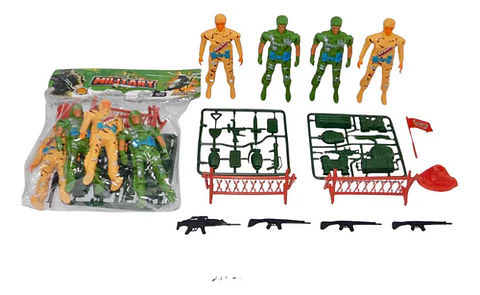 Soldados Militares Juguete Figuras Acción Juego Niños 