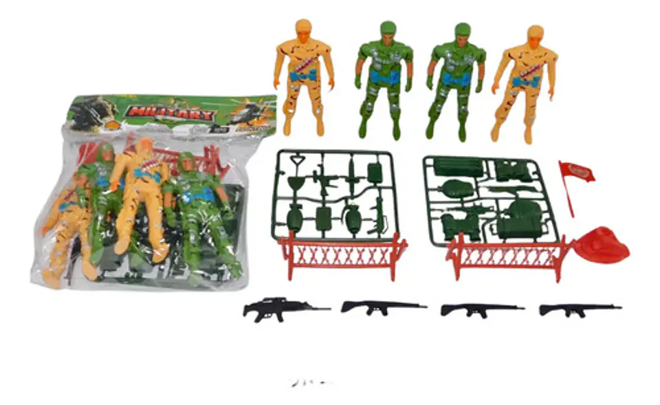 Soldados Militares Juguete Figuras Acción Juego Niños  1
