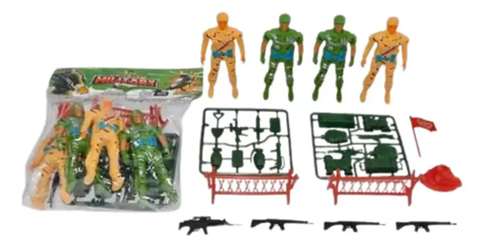 Soldados Militares Juguete Figuras Acción Juego Niños  4