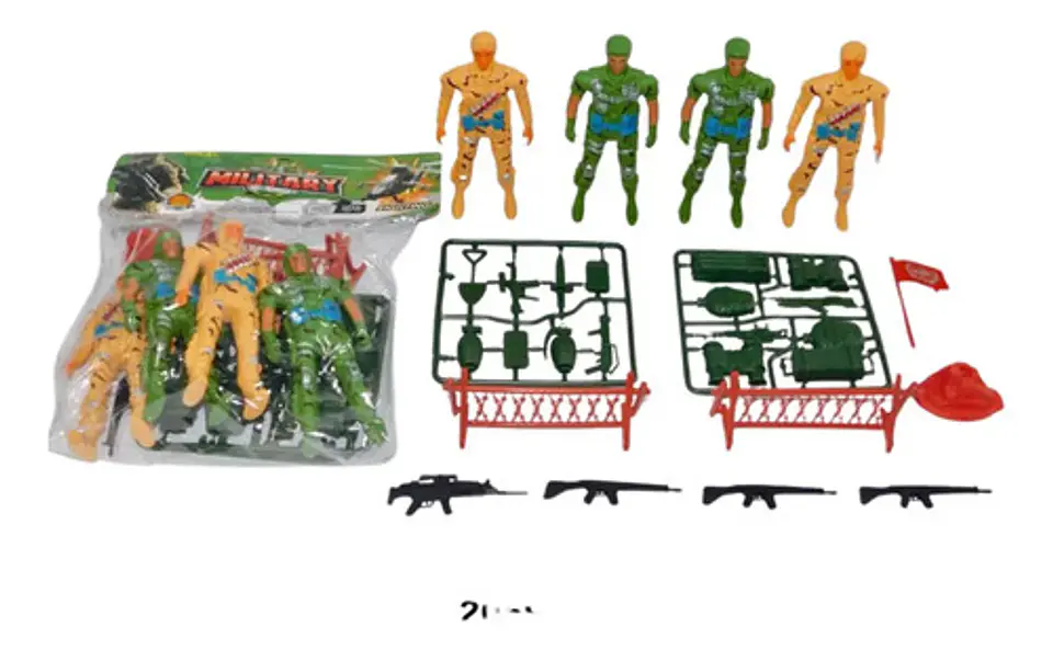 Soldados Militares Juguete Figuras Acción Juego Niños  6