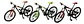 Bicicleta Todo Terreno Bmx Juguete Colección Escala 1:18 - Miniatura 2