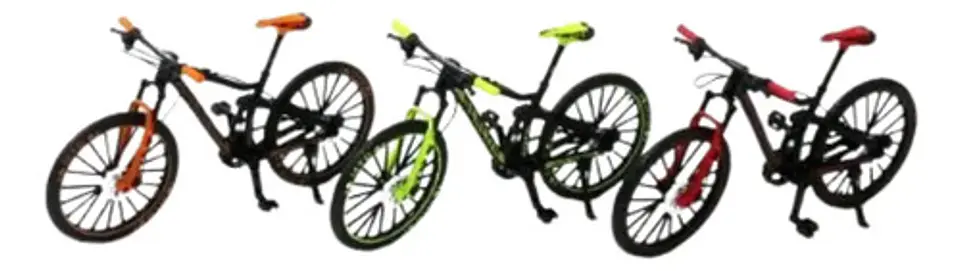 Bicicleta Todo Terreno Bmx Juguete Colección Escala 1:18 2
