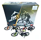 Bicicleta Todo Terreno Bmx Juguete Colección Escala 1:18 - Miniatura 4