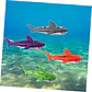 Juguete Buceo Piscina Glide Shark Throw Tiburón Bajo El Agua - Miniatura 6