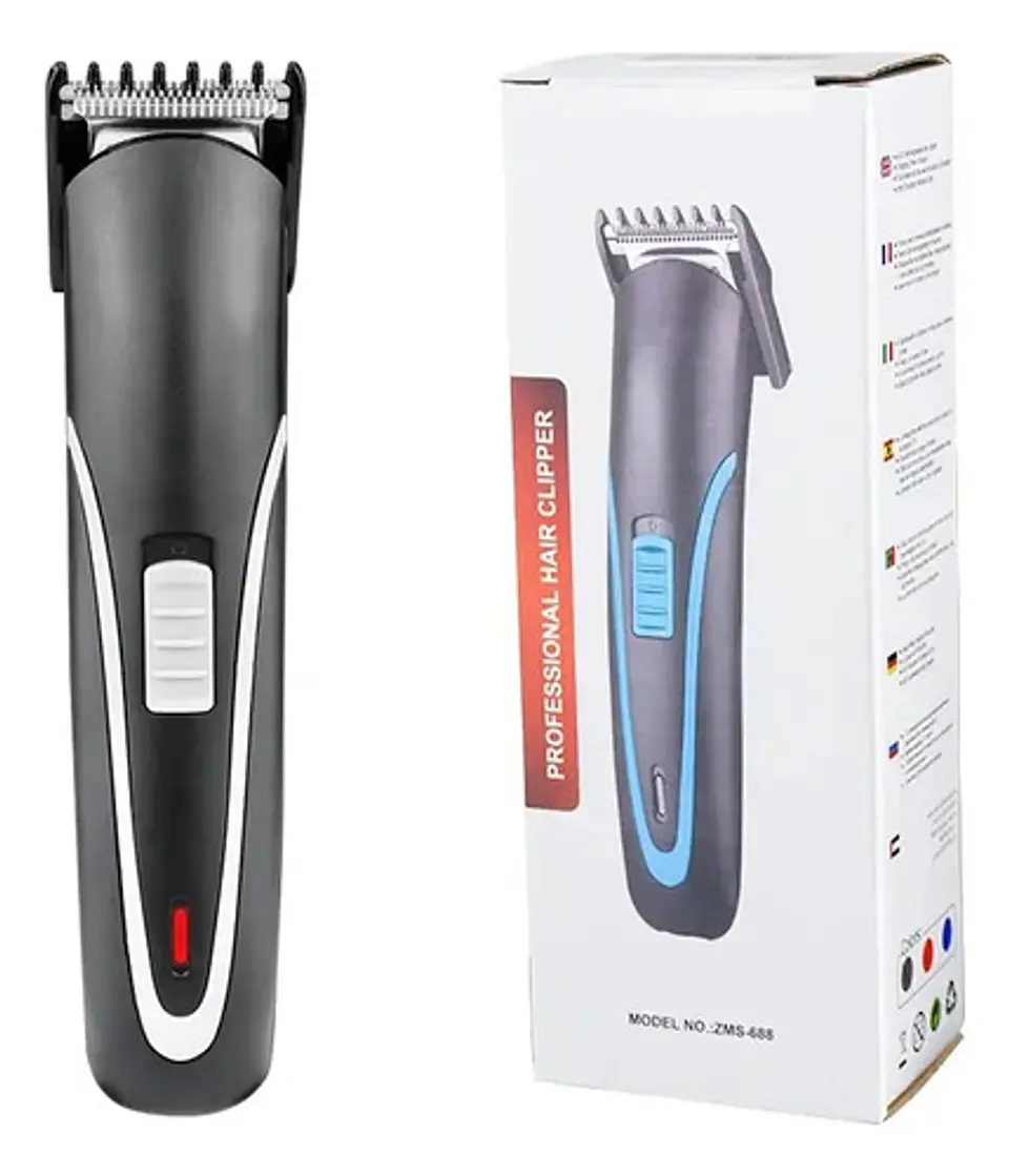 Cortadora De Pelo Recargable Hombres Máquina  Corte Barbero 5