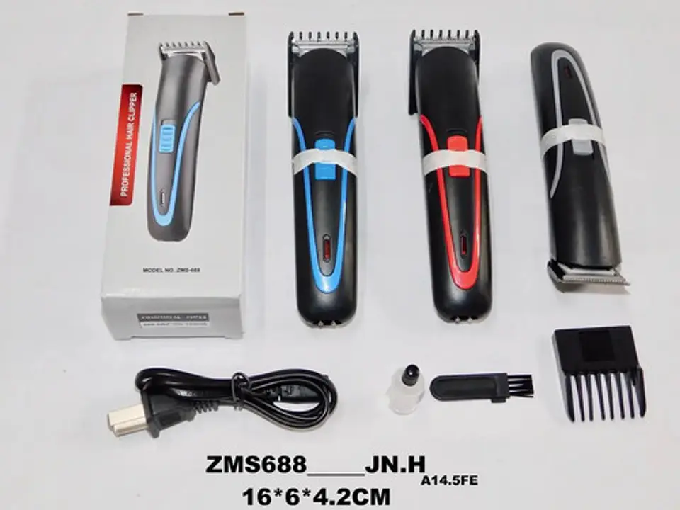 Cortadora De Pelo Recargable Hombres Máquina  Corte Barbero 6