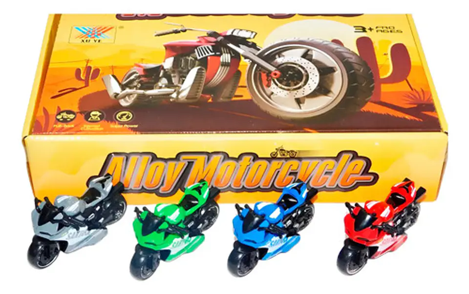 Moto De Juguete Con Luces Y Sonido Motocicleta Deportiva 1