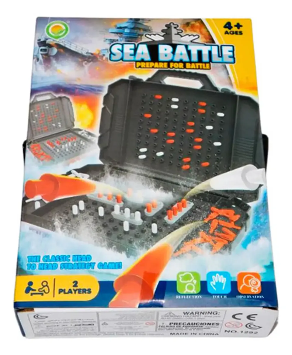 Juego Batalla Naval Juguete Para Niños Didáctico   1